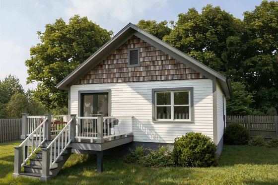 Exterior - Other Elevation for Cottage House Plan #79-130 - 3 bed, 2 bath