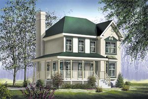 Traditional Exterior - Front Elevation Plan #25-231