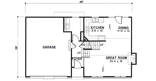 Traditional Floor Plan - Main Floor Plan #67-636