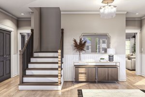 Interior - Entry for Colonial House Plan #455-493 - 3 bed, 2.5 bath