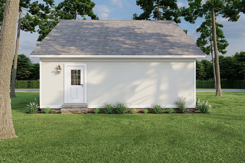 House Design - Exterior - Rear Elevation for Cottage House Plan #923-325 - 3 bed, 2 bath