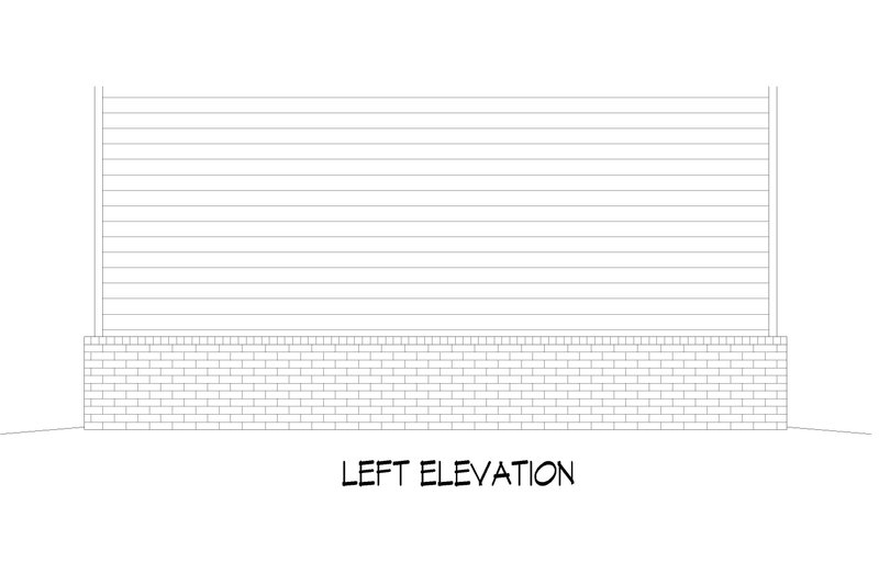Architectural House Design - Exterior - Other Elevation for Colonial House Plan #932-1161, 0 bath