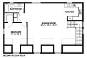 Mediterranean Style House Plan - 1 Beds 2 Baths 1115 Sq/Ft Plan #126-159 