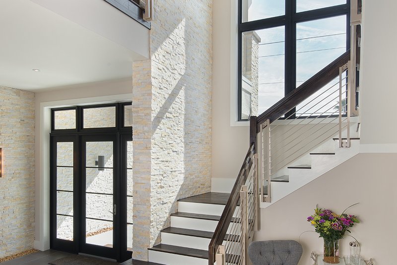 Architectural House Design - Interior - Entry for Contemporary House Plan #930-20 - 3 bed, 4 bath