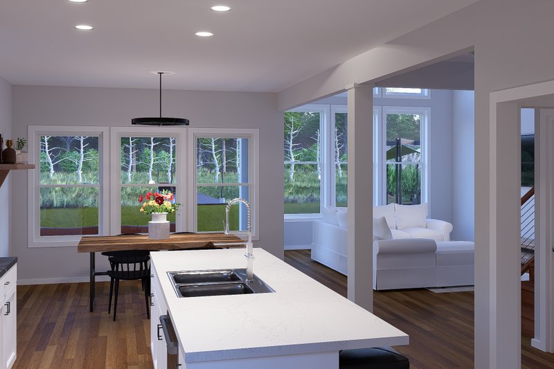 Dream House Plan - Interior - Dining Room for Cottage House Plan #513-2335 - 4 bed, 3.5 bath