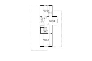 Floor Plan - Upper Floor for Craftsman House Plan #53-540 - 3 bed, 2.5 bath