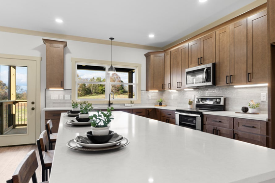 Interior - Kitchen for Farmhouse House Plan #123-122 - 3 bed, 2 bath