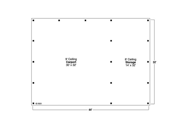 Traditional Floor Plan - Main Floor Plan #124-1333