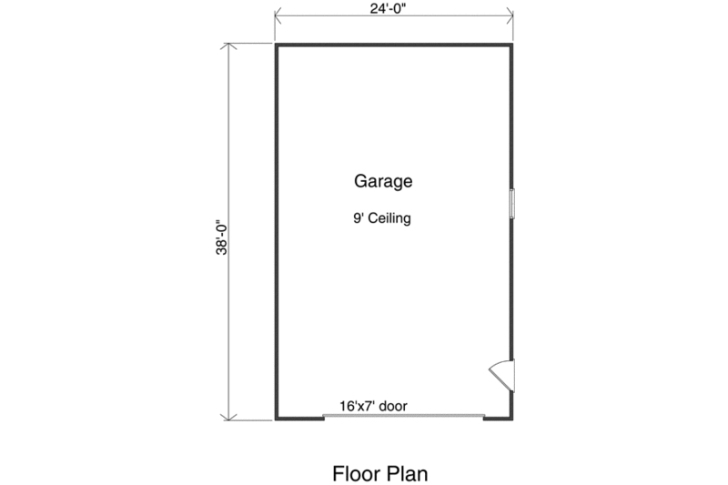 Home Plan - Floor Plan - Main Floor for Traditional House Plan #22-409, 0 bath