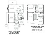 Contemporary Style House Plan - 4 Beds 2.5 Baths 2059 Sq/Ft Plan #1100-55 