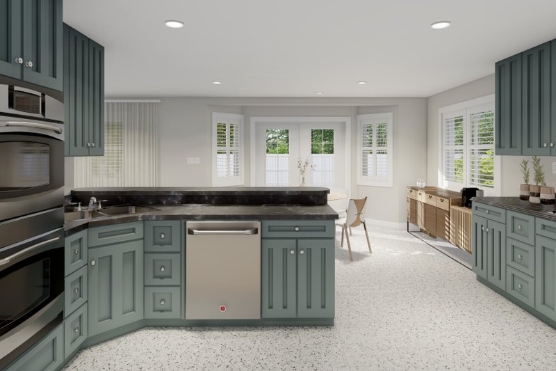 Home Plan - Interior - Kitchen for Ranch House Plan #1060-185 - 3 bed, 2 bath
