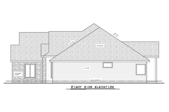 Exterior - Other Elevation 1 for Craftsman House Plan #20-2494 - 3 bed, 2.5 bath
