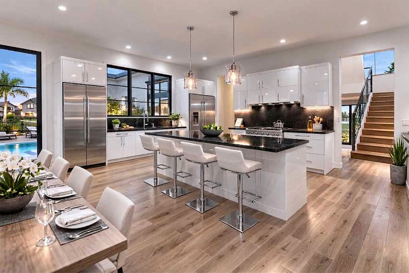 Architectural House Design - Interior - Kitchen for Contemporary House Plan #928-363 - 4 bed, 3.5 bath