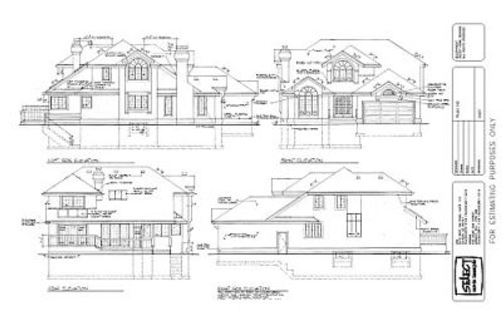 European Style House Plan - 3 Beds 2.5 Baths 2852 Sq/Ft Plan #47-195 ...