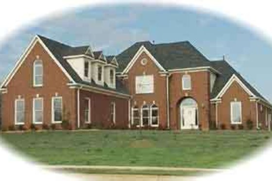 Exterior - Front Elevation for Traditional House Plan #81-600 - 3 bed, 4 bath