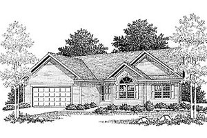 Traditional Exterior - Front Elevation Plan #70-164