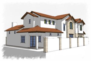 Photo 5 for Mediterranean House Plan #449-18 - 3 bed, 4 bath
