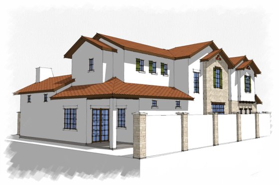 Photo 5 for Mediterranean House Plan #449-18 - 3 bed, 4 bath