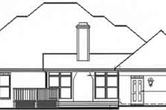 Exterior - Rear Elevation for Colonial House Plan #15-205 - 4 bed, 3.5 bath