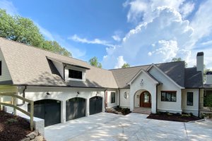 Dream House Plan - Modern Exterior - Front Elevation Plan #437-108