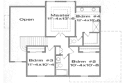 Traditional Style House Plan - 3 Beds 2.5 Baths 1598 Sq/Ft Plan #6-146 