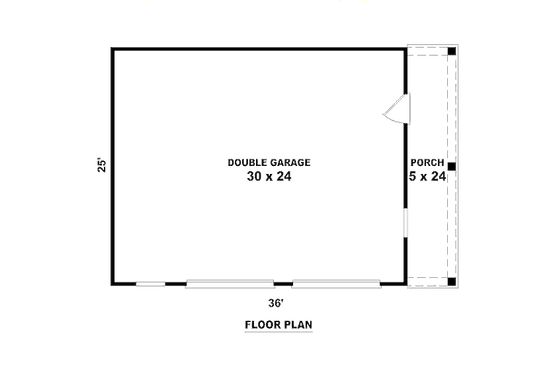 Floor Plan - Main Floor for Country House Plan #81-13798, 0 bath