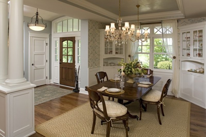 Dream House Plan - Interior - Dining Room for Traditional House Plan #56-604 - 4 bed, 4 bath