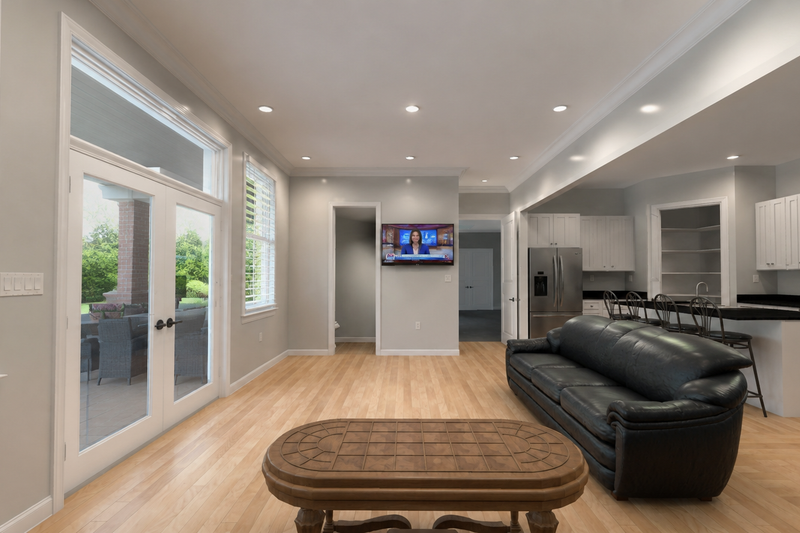Dream House Plan - Interior - Family Room 1 for Barndominium House Plan #1060-497 - 3 bed, 2.5 bath