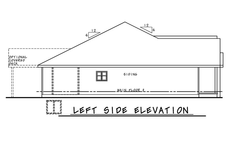 House Blueprint - Exterior - Other Elevation for European House Plan #20-2575 - 4 bed, 3 bath