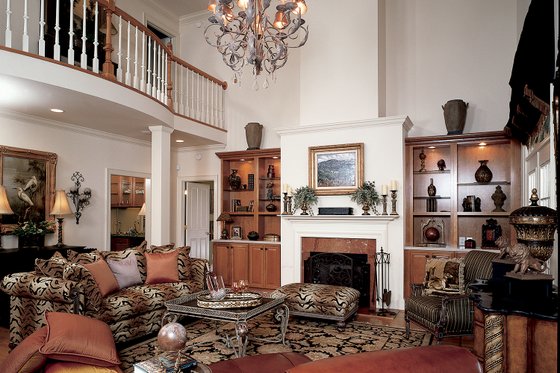 Interior - Family Room 1 for Country House Plan #929-12 - 4 bed, 3.5 bath