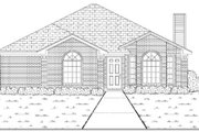 European Style House Plan - 3 Beds 2 Baths 1498 Sq/Ft Plan #84-306 