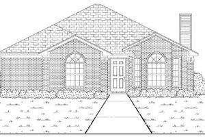 Exterior - Other Elevation for European House Plan #84-306 - 3 bed, 2 bath