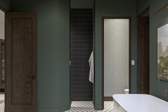 Interior - Master Bathroom for Modern House Plan #455-372 - 3 bed, 2.5 bath