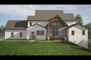 Farmhouse Style House Plan - 4 Beds 4.5 Baths 3778 Sq/Ft Plan #1116-26 Exterior 