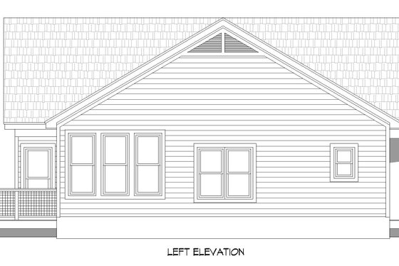 Exterior - Other Elevation 1 for Country House Plan #932-396 - 2 bed, 2 bath