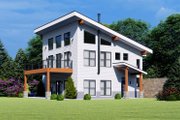 Modern Style House Plan - 3 Beds 2 Baths 2184 Sq/Ft Plan #932-738 