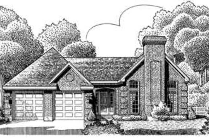 House Plan Design - European Exterior - Front Elevation Plan #410-306