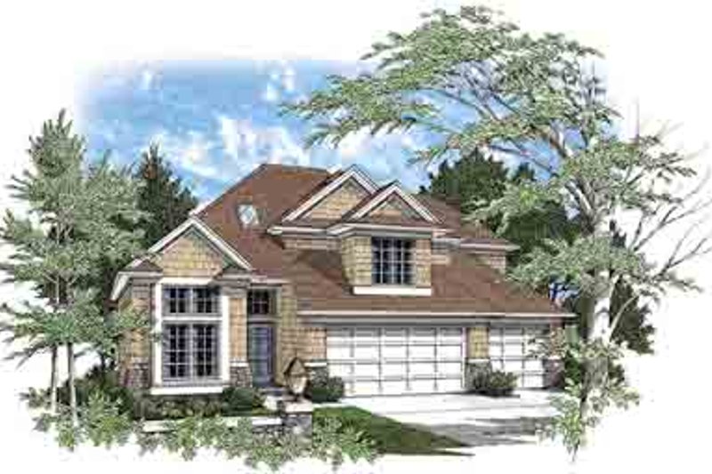 Dream House Plan - Traditional Exterior - Front Elevation Plan #48-202