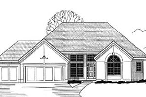 Traditional Exterior - Front Elevation Plan #67-169
