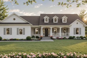 Farmhouse Exterior - Front Elevation Plan #21-511