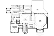 European Style House Plan - 4 Beds 5.5 Baths 4669 Sq/Ft Plan #27-269 