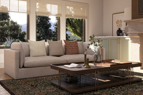 Interior - Family Room 1 for Traditional House Plan #455-349 - 4 bed, 3 bath