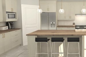 Interior - Kitchen for Country House Plan #23-2730 - 2 bed, 1 bath