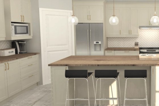 Interior - Kitchen for Country House Plan #23-2730 - 2 bed, 1 bath