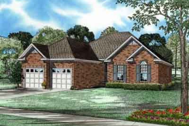 House Plan Design - European Exterior - Front Elevation Plan #17-192