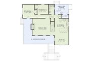 Mediterranean Style House Plan - 4 Beds 2 Baths 1472 Sq/Ft Plan #17-3299 