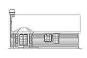 European Style House Plan - 3 Beds 2 Baths 1340 Sq/Ft Plan #57-181 