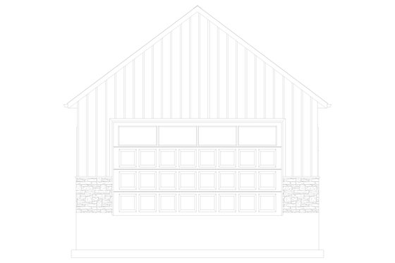 Exterior - Front Elevation 6 for Craftsman House Plan #1060-359, 0 bath