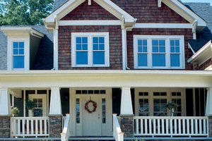 Exterior - Front Elevation 3 for Craftsman House Plan #927-3 - 4 bed, 3 bath