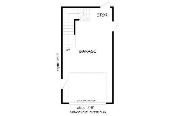 Floor Plan - Main Floor for Country House Plan #932-215, 0 bath